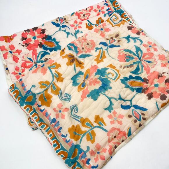 Anthropologie Floral Pillow Shams Set - Picture 2 of 5